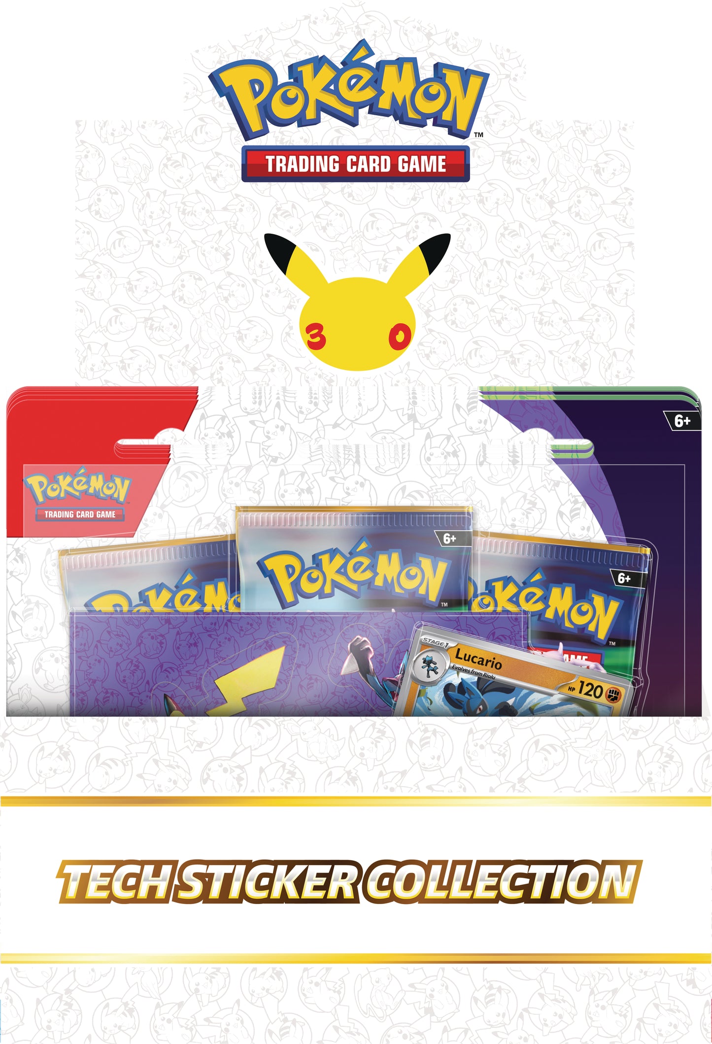 Pokémon TCG: 30th Anniversary Tech Sticker Collection FORUDBESTILLING