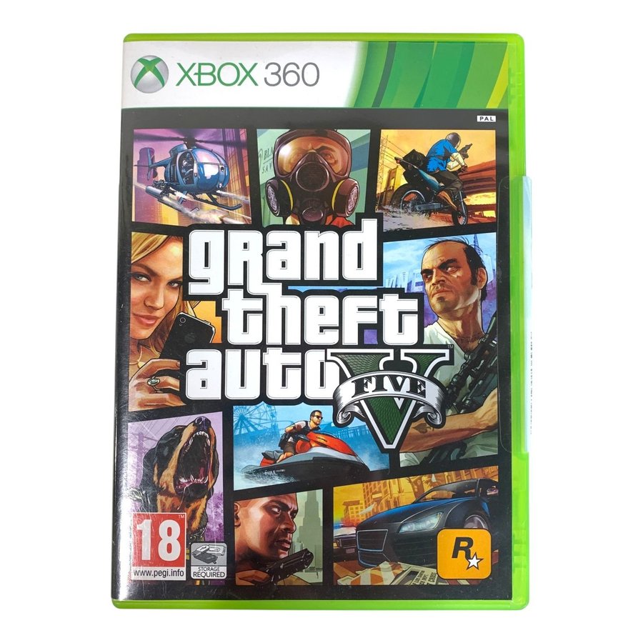 Grand Theft Auto V (Xbox 360) (Brugt)