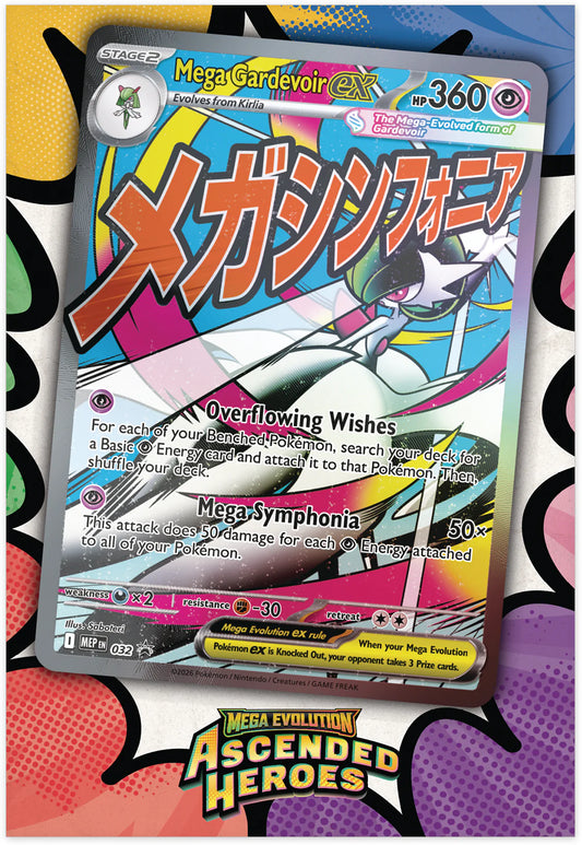 Pokemon: Ascended Heroes Premium Poster Collection - Mega Gardevoir