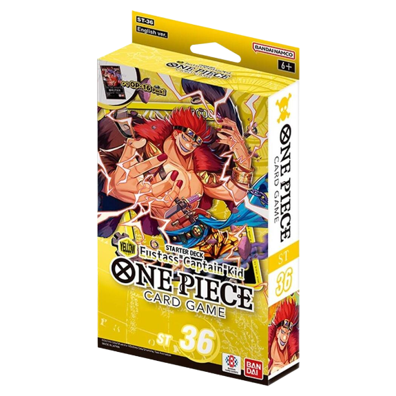 One Piece Card Game: ST36 Starter Deck – Yellow Eustass “Captain” Kid