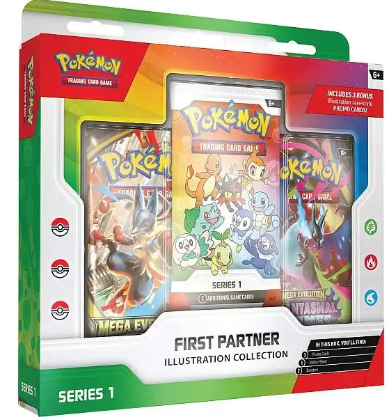 First Partner Illustration Collection - Series 1 - Pokemon kort