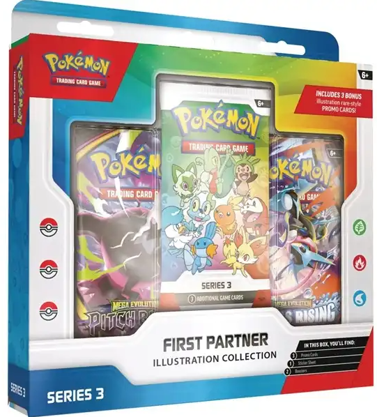 Forudbestil First Partner Illustration Collection – Series 3 – Pokémon TCG