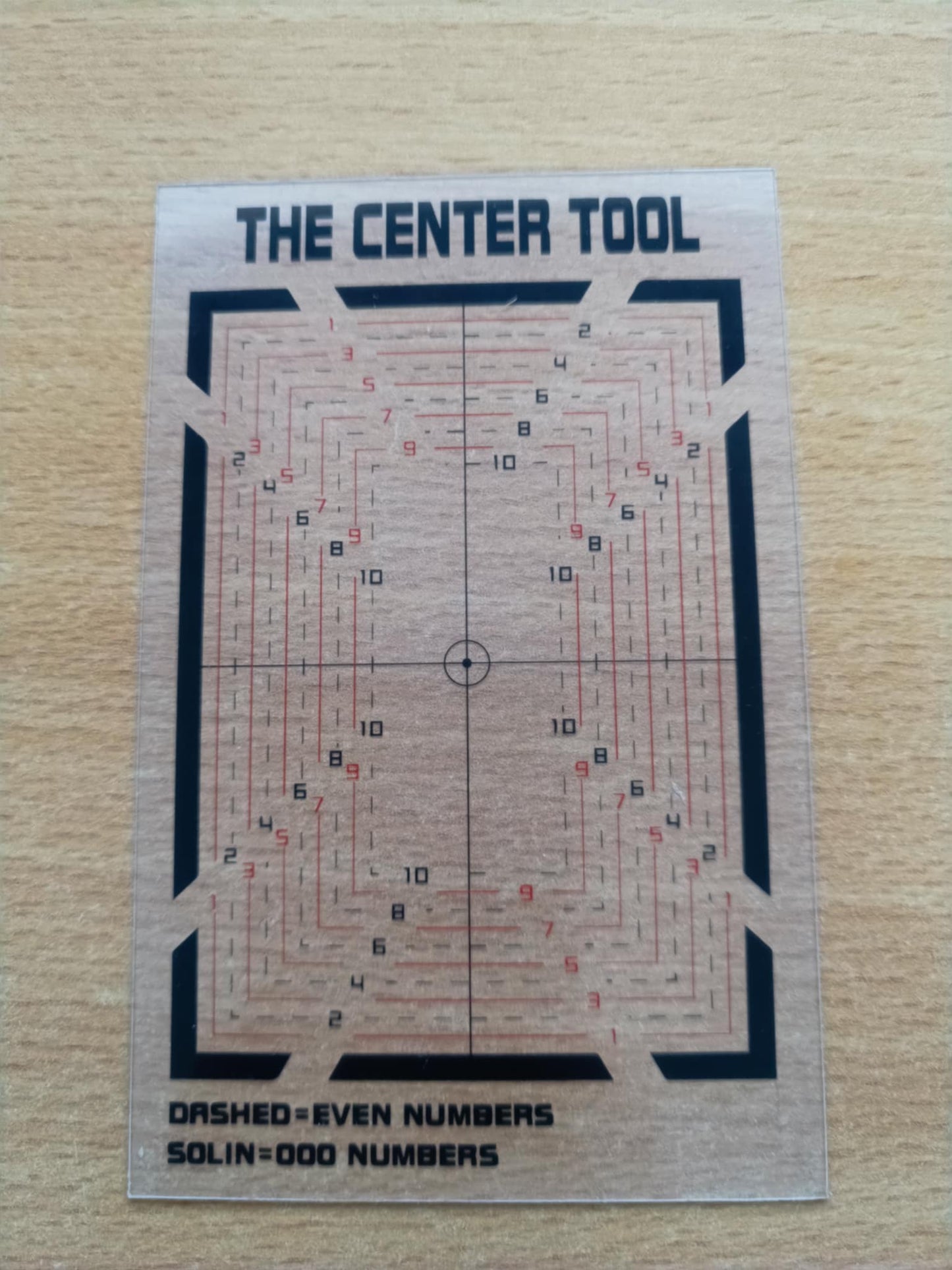 The center tool to grading card - Qubimon.dk