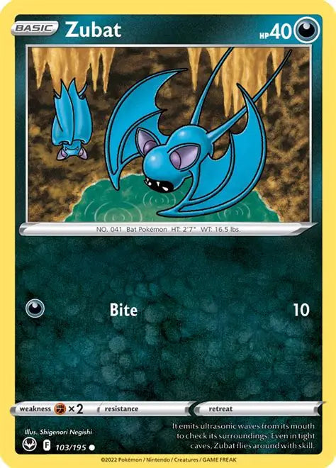 Zubat - Silver tempest #103
