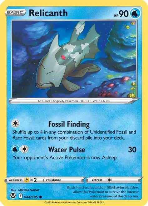 Relicanth - Silver tempest #044
