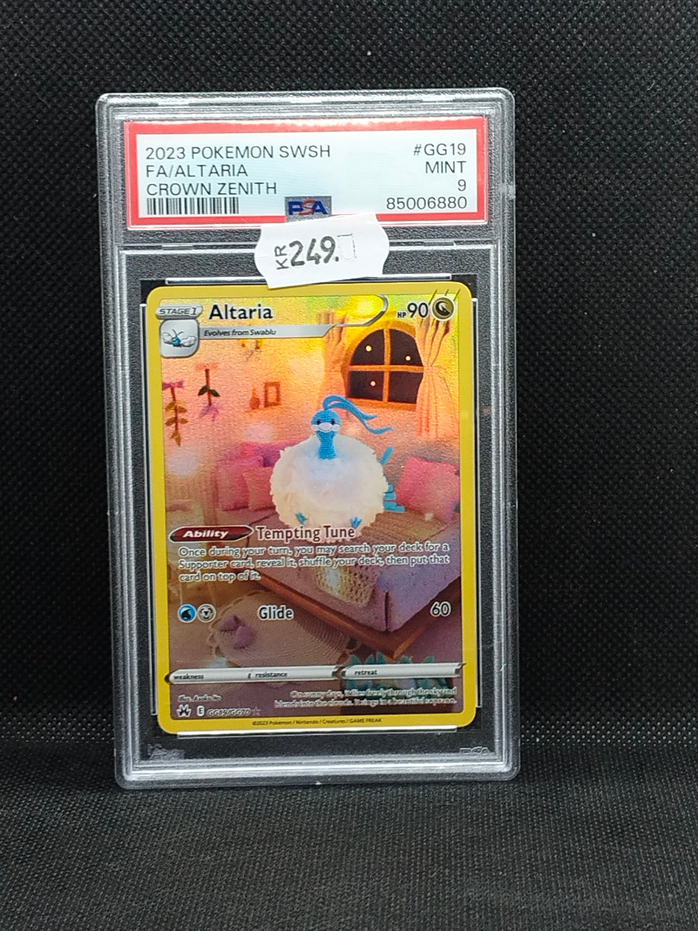 Pokémon Altaria FA #GG19 Crown Zenith – PSA 9 (Mint)