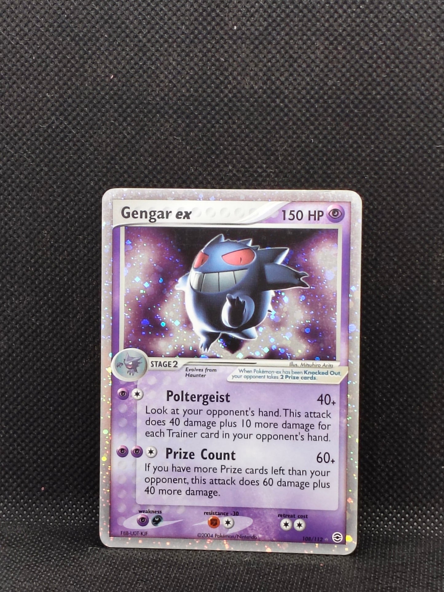 Pokémon Gengar ex – FireRed & LeafGreen 2004 – Holo