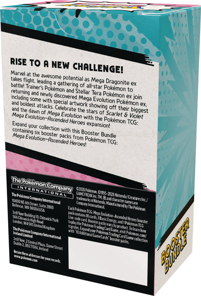 Pokémon TCG: Mega Evolution: Ascended Heroes - Booster Bundle