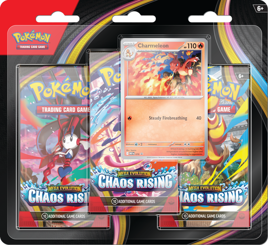 Pokémon TCG: Chaos Rising 3-Pack Blister