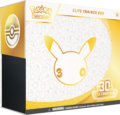 Pokémon 30th Anniversary Celebration – Elite Trainer Box Forudbestilling