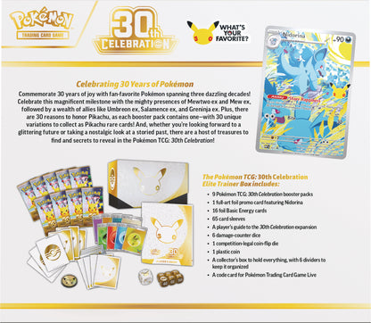 Pokémon 30th Anniversary Celebration – Elite Trainer Box Forudbestilling