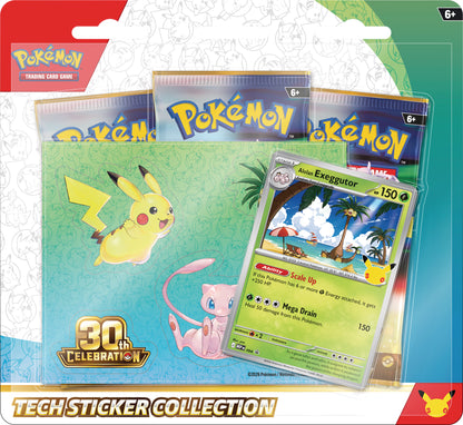 Pokémon TCG: 30th Anniversary Tech Sticker Collection FORUDBESTILLING