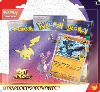Pokémon TCG: 30th Anniversary Tech Sticker Collection FORUDBESTILLING
