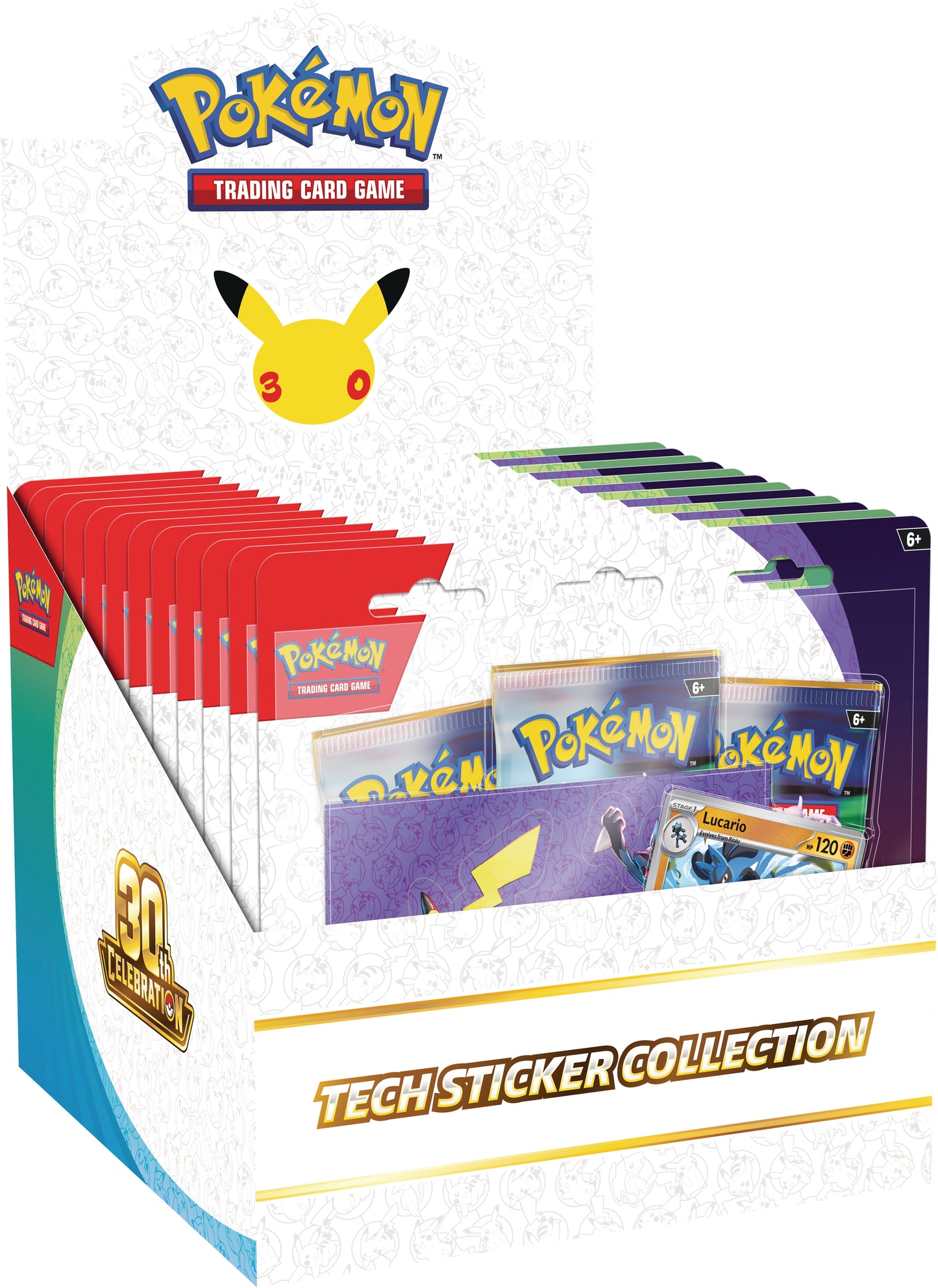 Pokémon TCG: 30th Anniversary Tech Sticker Collection FORUDBESTILLING