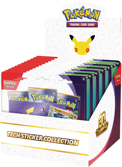 Pokémon TCG: 30th Anniversary Tech Sticker Collection FORUDBESTILLING