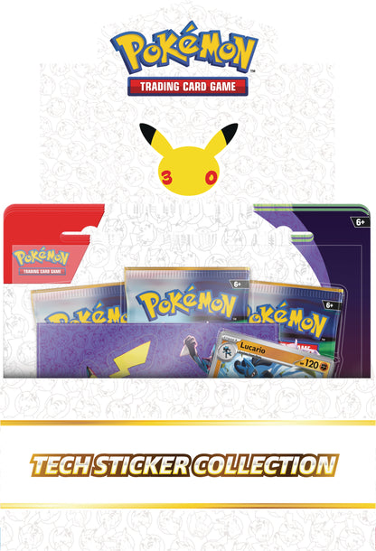 Pokémon TCG: 30th Anniversary Tech Sticker Collection FORUDBESTILLING