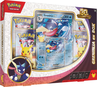 Pokémon 30th Anniversary Celebration – Greninja ex Box FORUDBESTILLING
