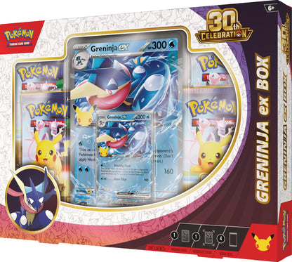 Pokémon 30th Anniversary Celebration – Greninja ex Box FORUDBESTILLING