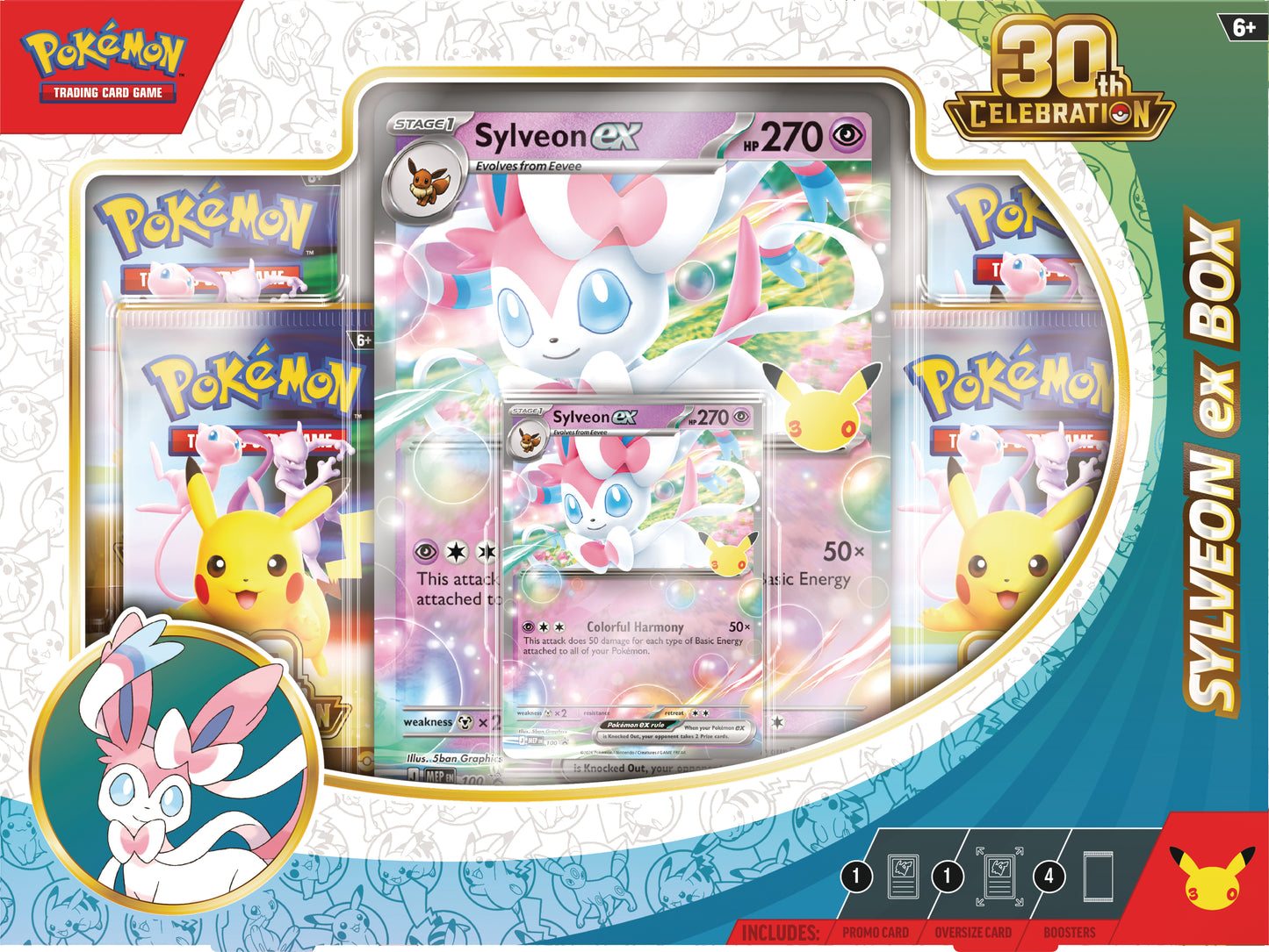 Pokémon 30th Anniversary Celebration – Sylveon ex Box FORUDBESTILLING
