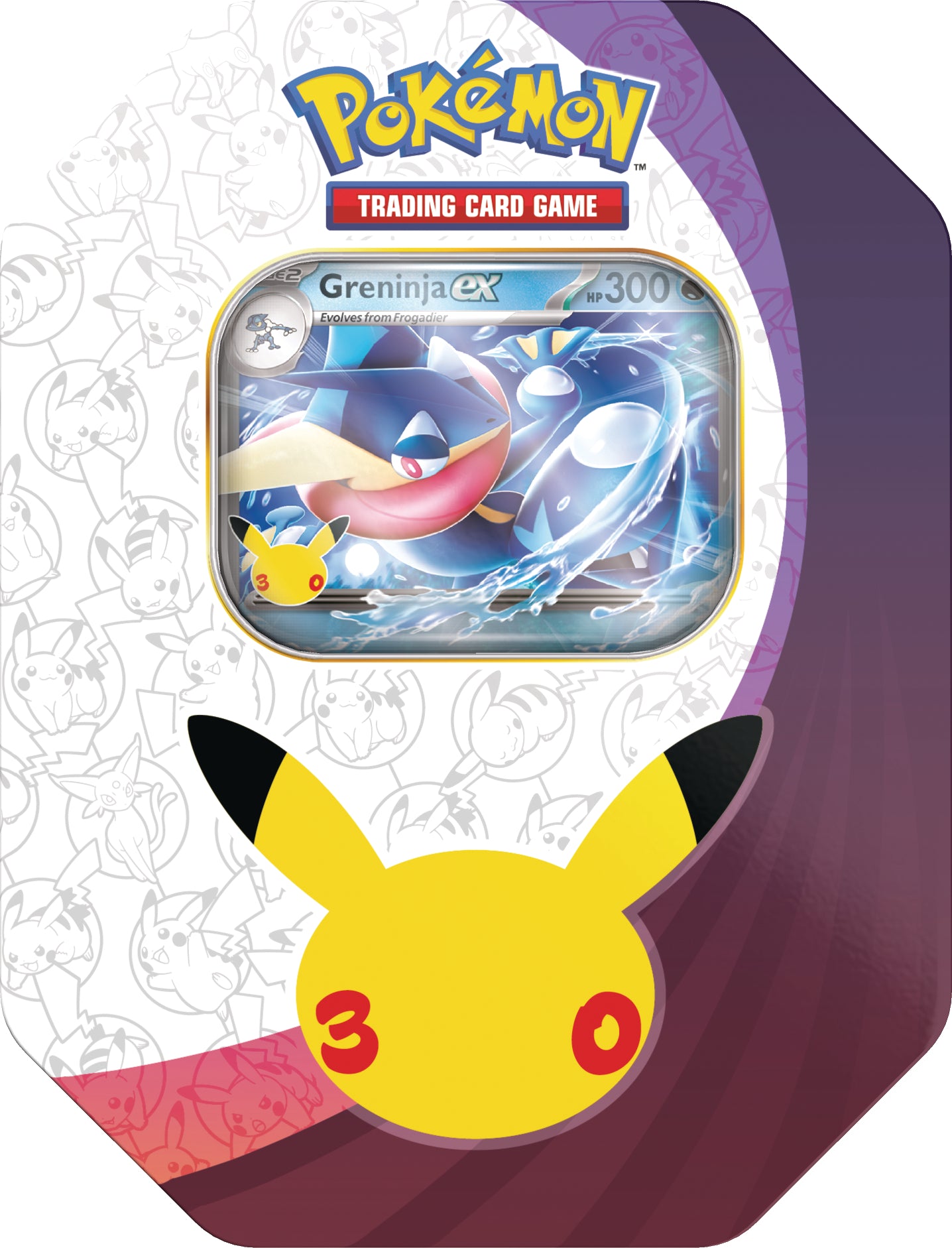Pokémon 30th Anniversary Celebration – Greninja ex Tin FORUDBESTILLING