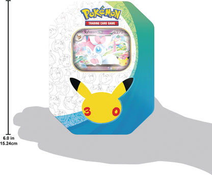Pokemon 30th Anniversary Sylveon Ex Tin FORUDBESTILLING