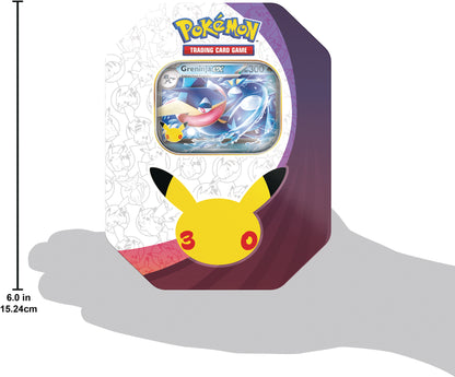 Pokémon 30th Anniversary Celebration – Greninja ex Tin FORUDBESTILLING