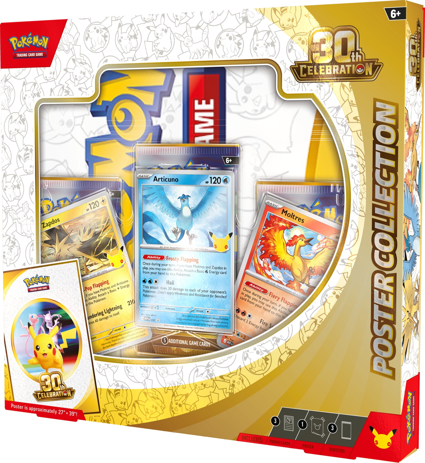 Pokémon 30th Anniversary Celebration – Poster Collection FORUDBESTILLING