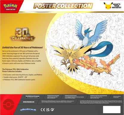 Pokémon 30th Anniversary Celebration – Poster Collection FORUDBESTILLING