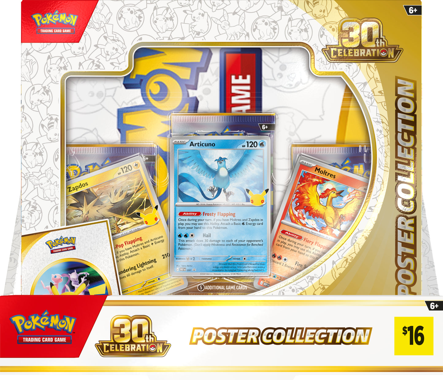 Pokémon 30th Anniversary Celebration – Poster Collection FORUDBESTILLING