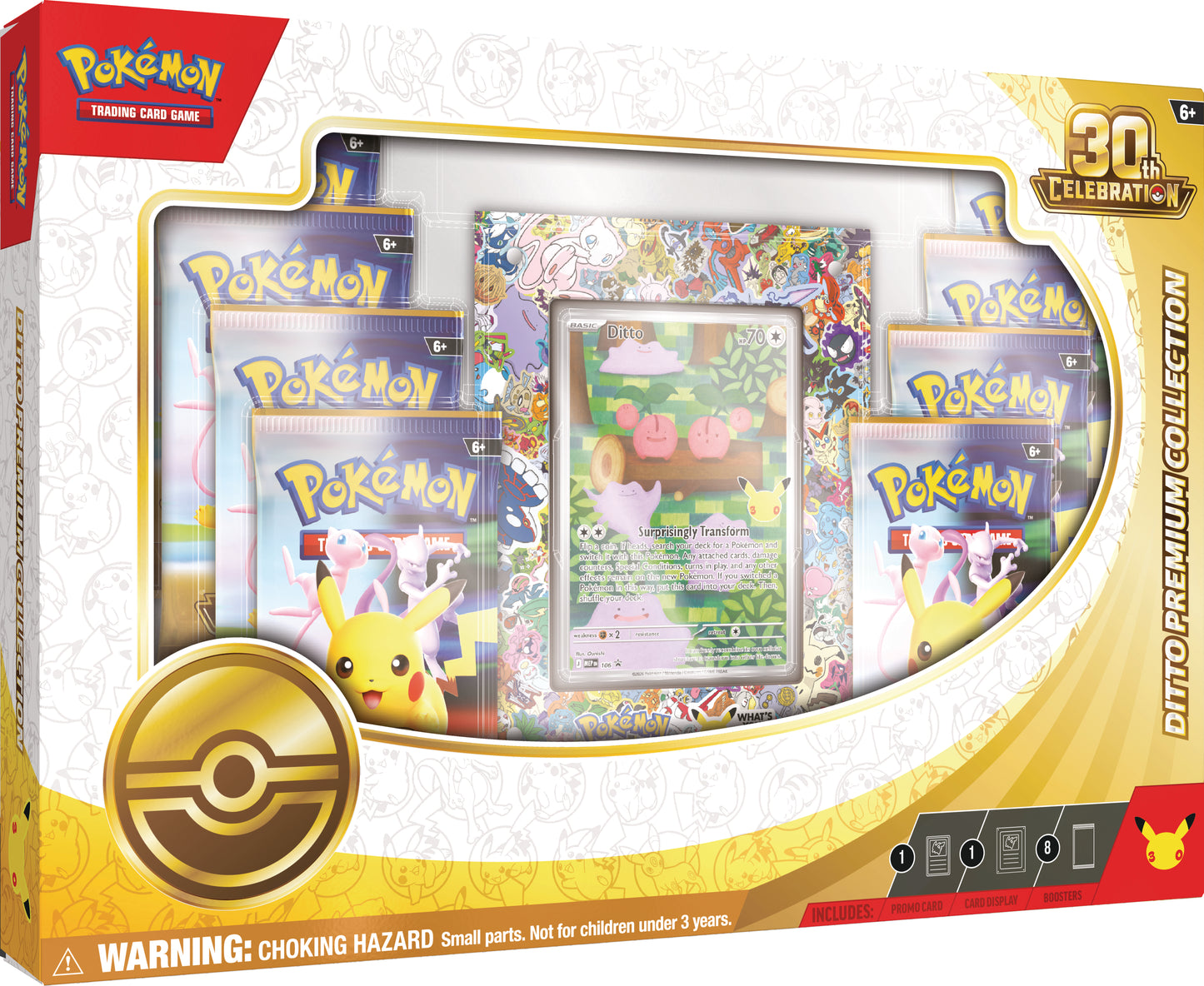 Pokémon TCG: 30th Celebration Ditto Premium Collection FORUDBESTILLING