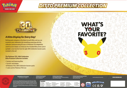 Pokémon TCG: 30th Celebration Ditto Premium Collection FORUDBESTILLING