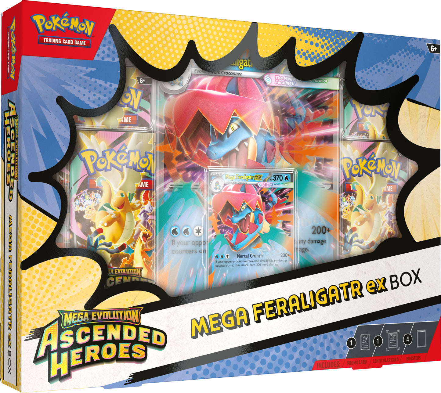 Pokémon TCG: Mega Feraligatr ex box