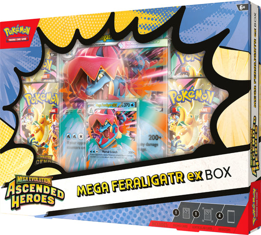 Pokémon TCG: Mega Feraligatr ex box
