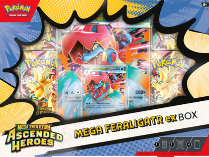 Pokémon TCG: Mega Feraligatr ex box