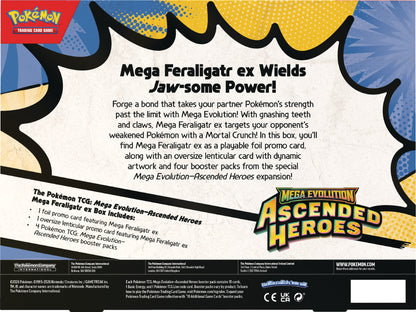 Pokémon TCG: Mega Feraligatr ex box