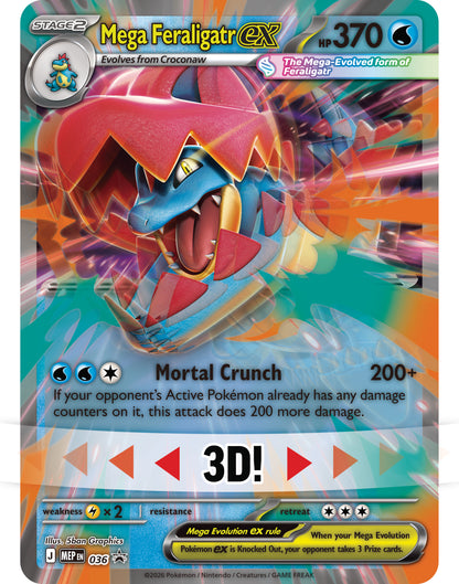 Pokémon TCG: Mega Feraligatr ex box