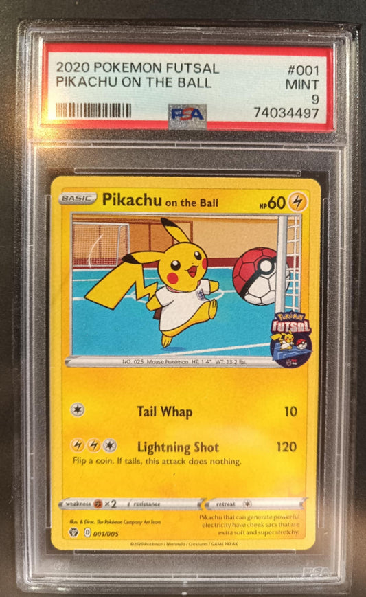 Pikachu on the Ball #1 Pokemon Promo psa 9 - Qubimon.dk