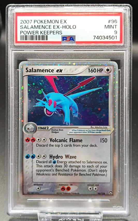Salamence EX #96 Pokemon Power Keepers psa 9 - Qubimon.dk