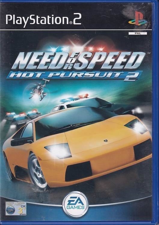 Need For Speed Hot Pursuit 2 (Playtation 2) (brugt)