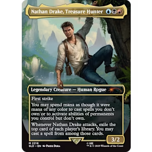 Magic the gathering Secret Lair x Uncharted