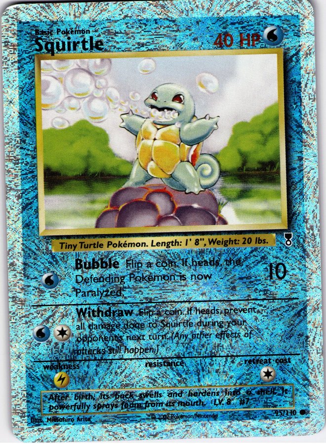 Squirtle [Reverse Holo] #95 Pokemon Legendary Collection