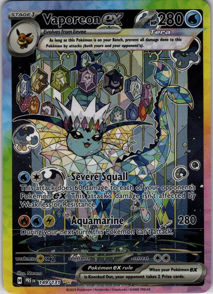 Vaporeon ex #149 – Prismatic Evolutions