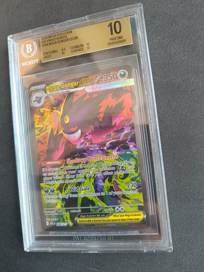 Mega Gengar ex #284 – Ascended Heroes – BGS 10 Pristine