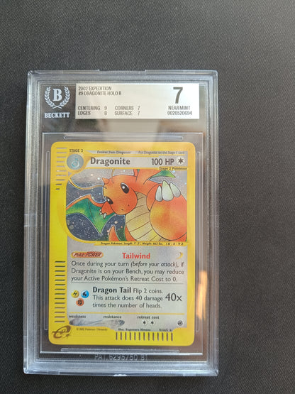 Dragonite #9 Holo – Expedition Base Set 2002 – BGS 7
