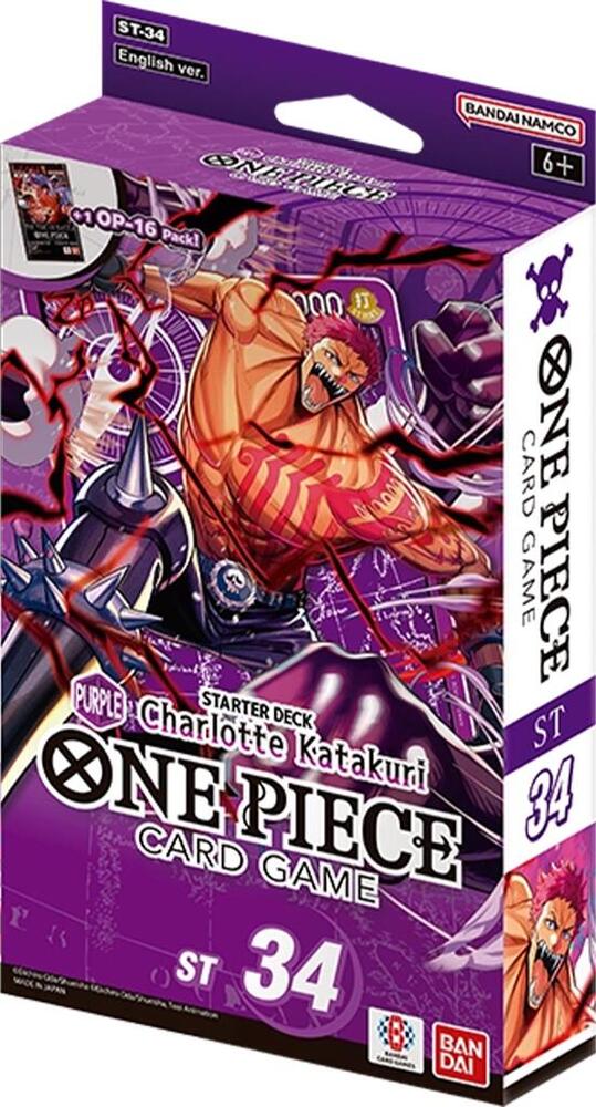 One Piece Card Game: ST34 Starter Deck – Purple Charlotte Katakuri