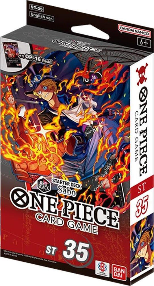 One Piece Card Game: ST35 Starter Deck – Black Sabo
