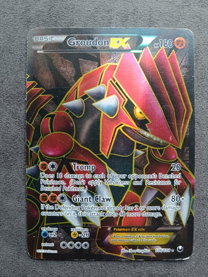 Groudon EX 106/108 – XY Roaring Skies – Full Art Ultra Rare