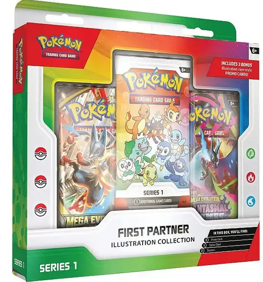 First Partner Illustration Collection - Series 1 - Pokemon kort