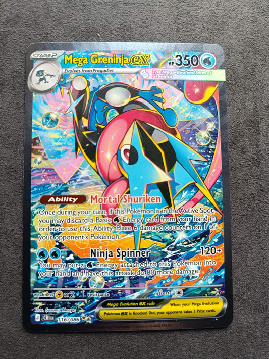 Mega Greninja ex 116/086 – Mega Evolution – Special Illustration Rare