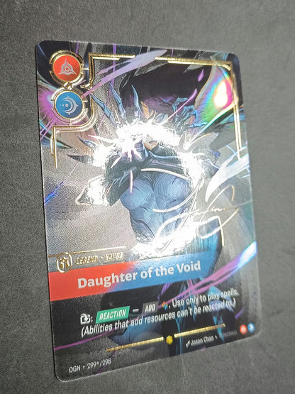 Kai’Sa – Daughter of the Void – Signature 299*/298 – Riftbound Origins